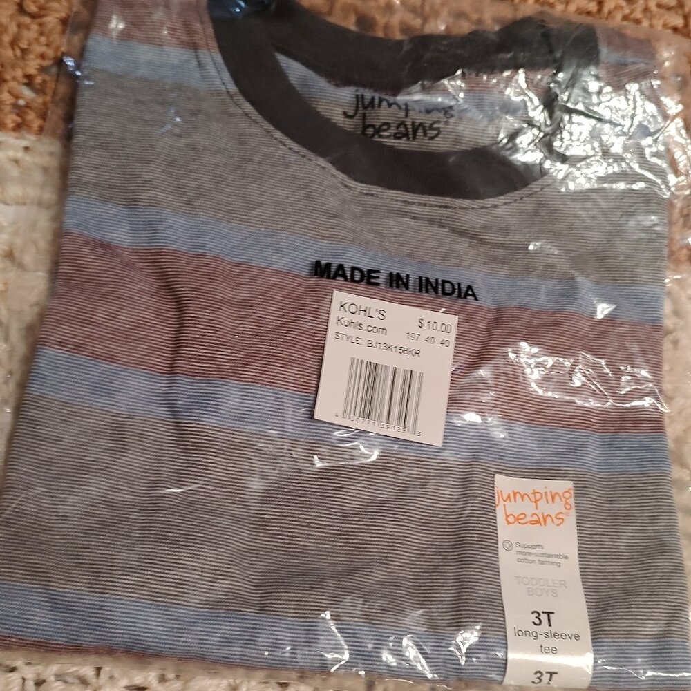 jumping beans unopened tee 3T